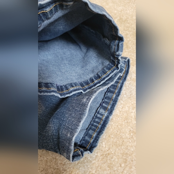 Focus Lifestyle womens size 8 inseam 30" dark wash jeans Used - Picture 11 of 11